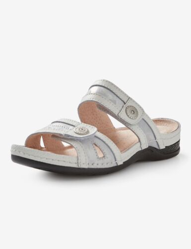 Womens Summer Sandals - White Mules - Casual Shoes - Leather Footwear | RIVERS